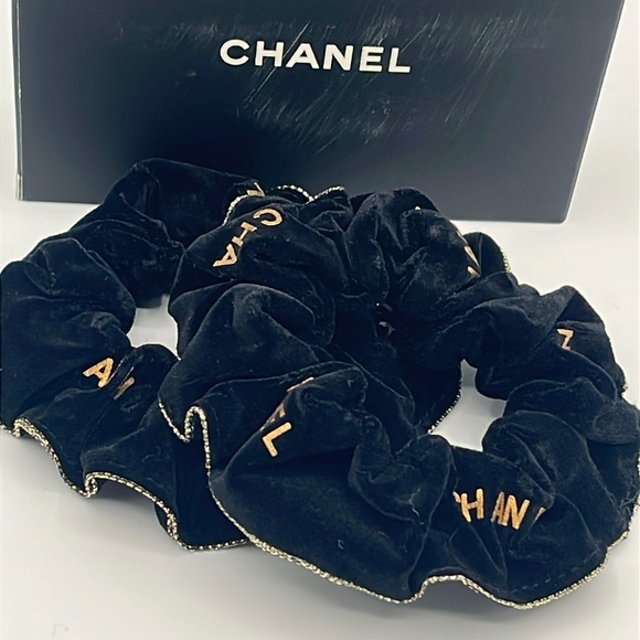 Chanel Hair Scrunchies Set of 2 - Picture 1 of 5